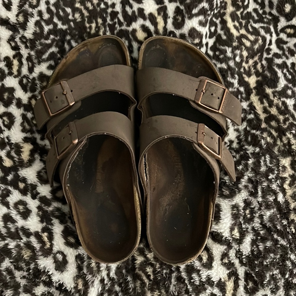 Brown Birkenstocks